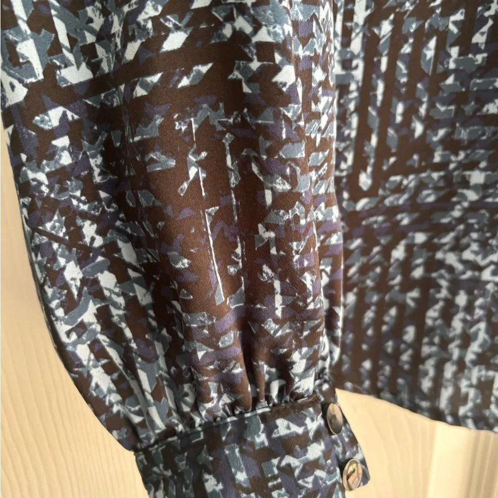 Zac & Rachel Monochrome Patterned Button Down Shirt - Picture 5 of 9